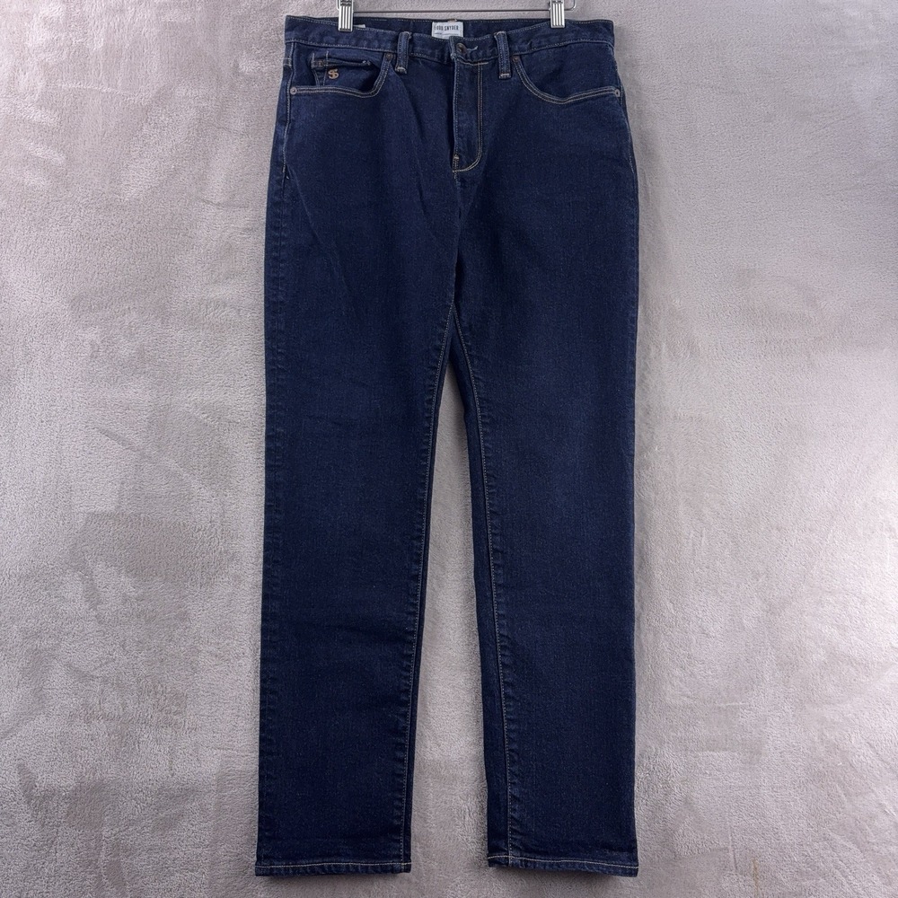 Todd Snyder Slim Fit 5‎ Pocket Jeans Mens Size 32x32 Blue Wash Stretch Denim